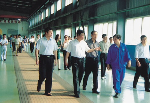 武漢市委常委、副市長岳勇到公司調(diào)研